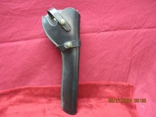 Brauer Bros. H42 8 3/8" Black Leather Revolver Holster , Fits a Variety Revolve