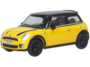 Oxford Diecast 76NMN008 New Mini Yellow OO Gauge