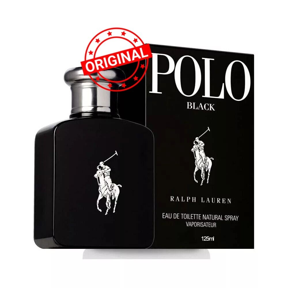 Ralph Lauren Polo Black Edt💯ORIGINAL 125ml Fl oz Men fragrance  perfume