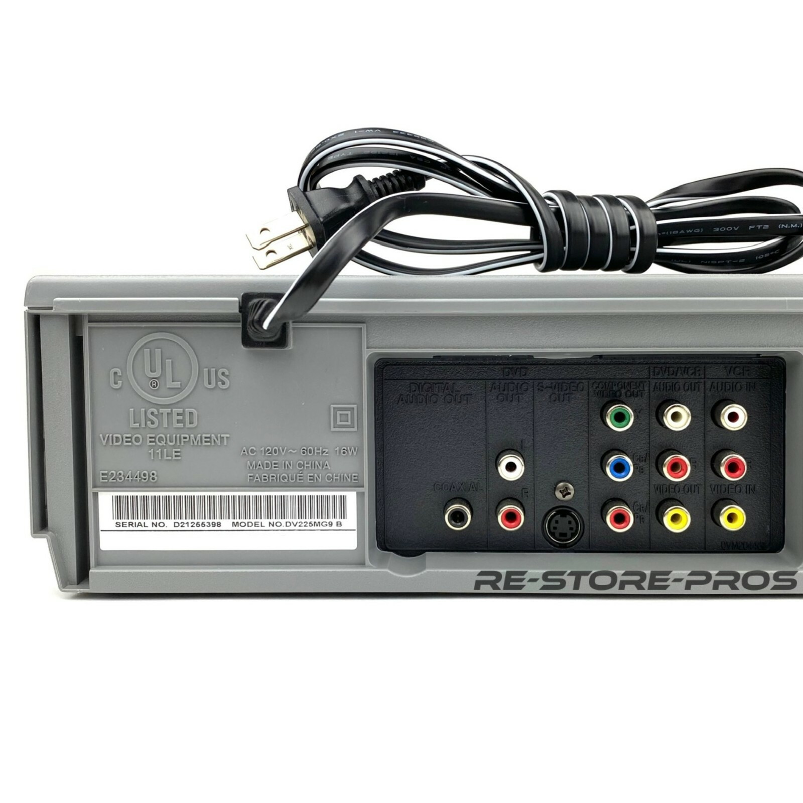 Magnavox DV225MG9 DVD VCR Combo Player VHS HiFi w/ Remote & Manual eBay