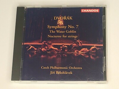 Dvorak: Symphony No. 7 The Water Goblin Nocturne for strings CD Dec-1995 Chandos