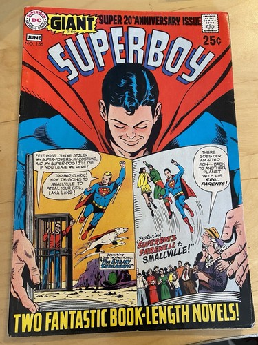 Superboy #156 (DC Comics June 1969) 80-page Giant G-59. 3.5 Grade
