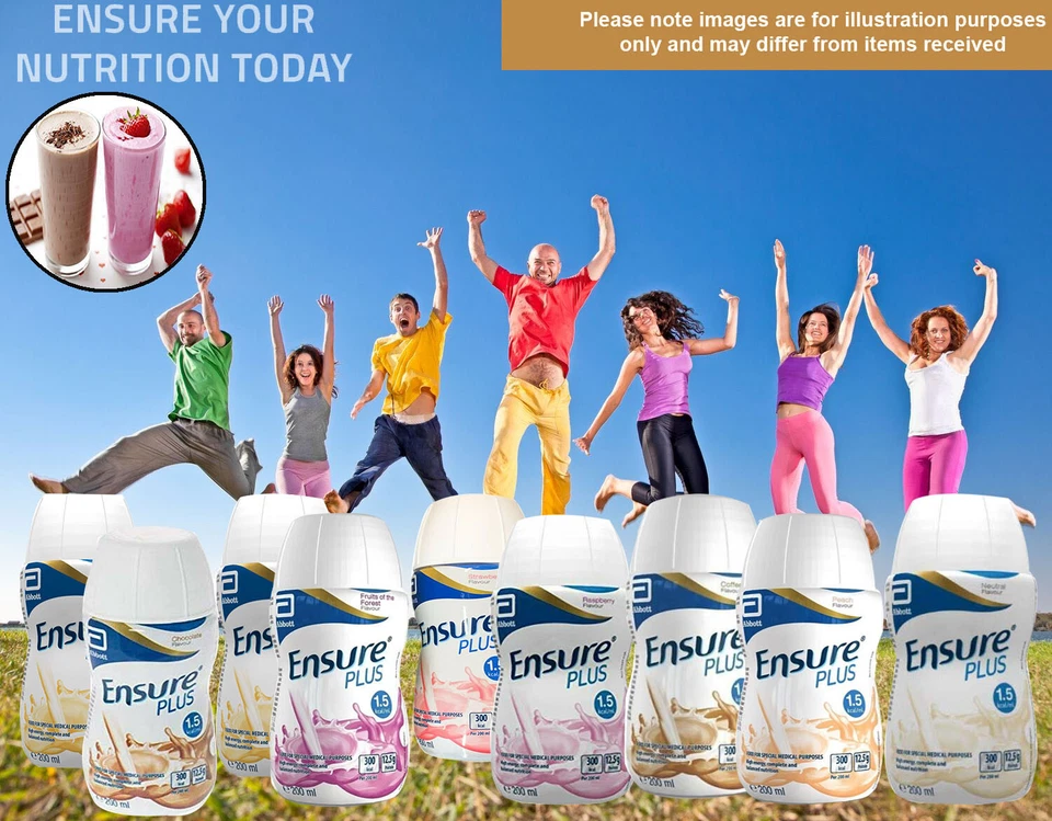 Ensure Plus Nutrition Drink Supplement Flavours 200ml - Choose Type