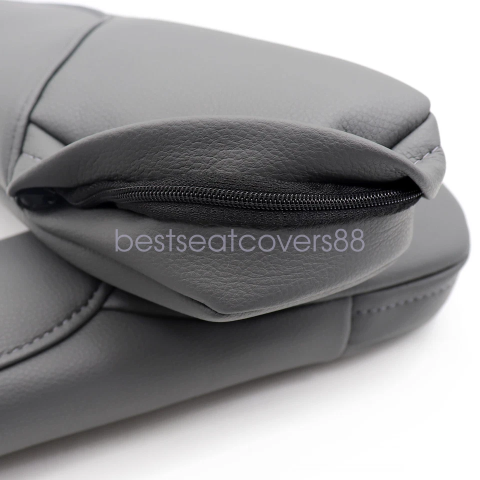 Cubierta de reposabrazos de asiento delantero gris oscuro para Honda CR-V CRV 2007 2008 2009 Foto 4 de 4