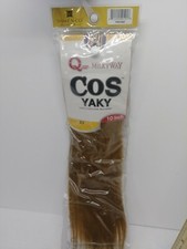10"Que by Milky Way/COS Yaky 100 Human Hair Mastermix Golden Color 27Shake Go F