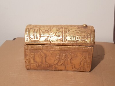 Rare Antique Ancient Egyptian Jewelry Box Book Dead Sacred Holy Book 2480  BC