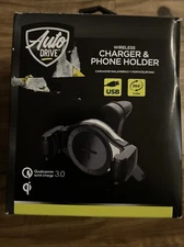 Auto Drive Wireless Charger & Phone Holder