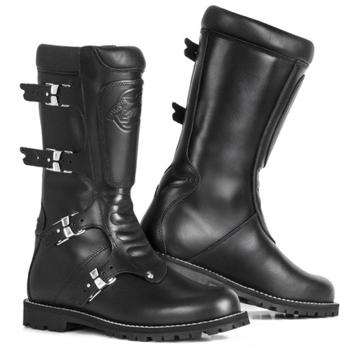 Stylmartin Continental Vintage Motorcycle Boots - Black - Afbeelding 1 van 3