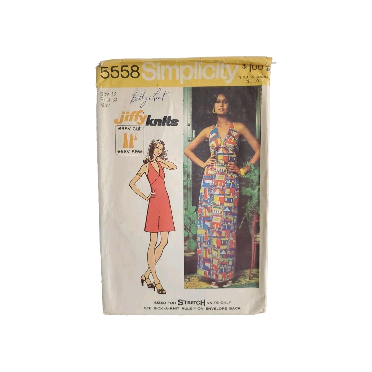 maternity dress knitted Annabella Knit Maternity Tank Dress in Beige XL main image 1