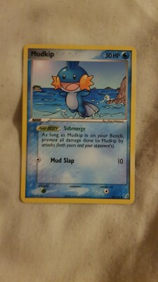1x Mudkip Common - Crystal Guardians Set - Pokemon Trading Card Game TCG