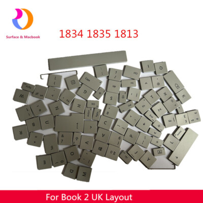 Original for Surface Book  2  1834 1832 1835 1813 Key cap UK  13.5inch 15'