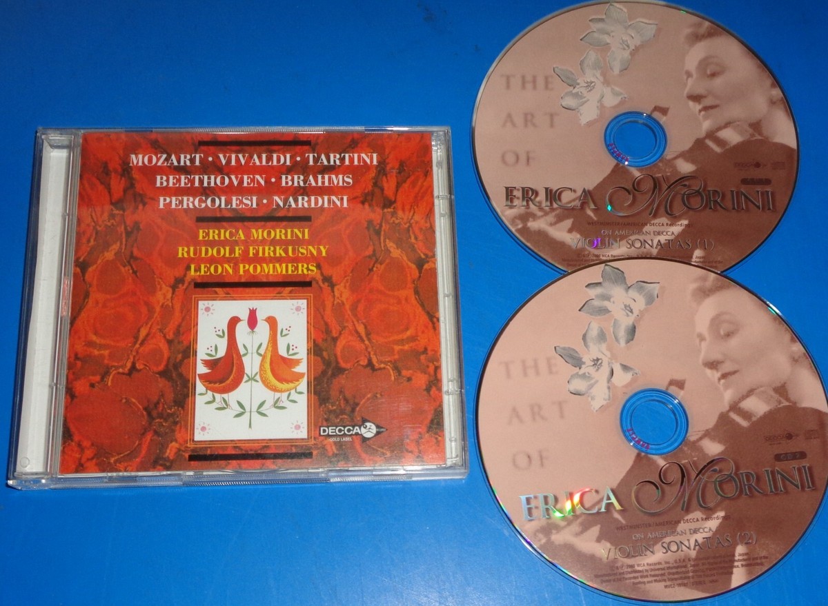 CD　The　ERICA　Violin　Art　MOZART/VIVALDI/BEETHOVEN　of　MORINI　eBay　Sonatas　Japanese