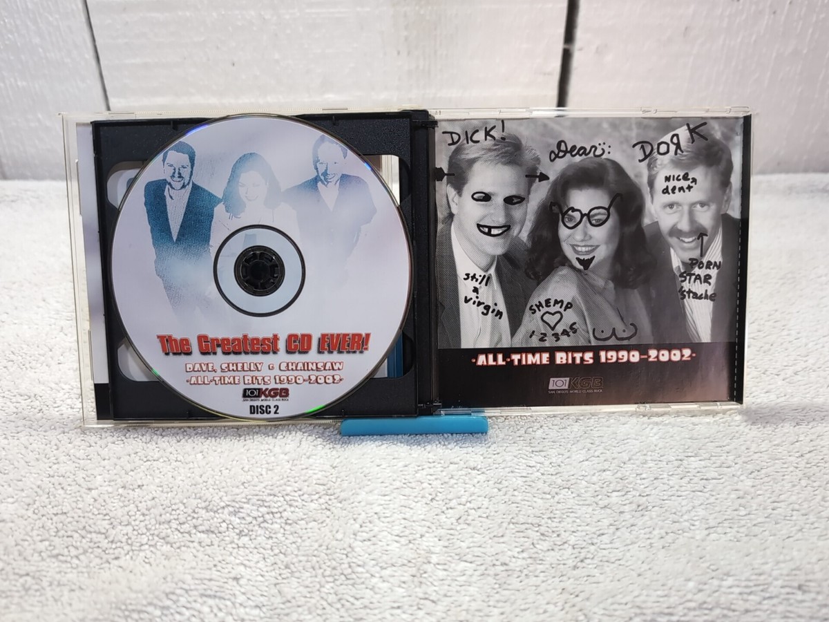 The Greatest CD Ever! Dave Shelly & Chainsaw 2 CDs 101.5 KGB DSC
