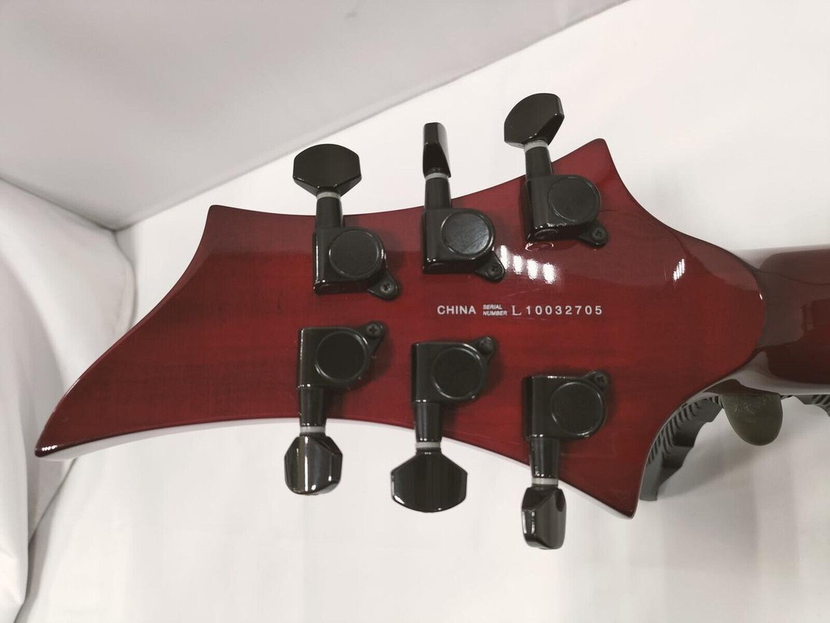 【10302】 GrassRoots G-NH-70 nightmare 柩 Electric Guitar GrassRoots G-NH-70 Nightmare Coffin Through