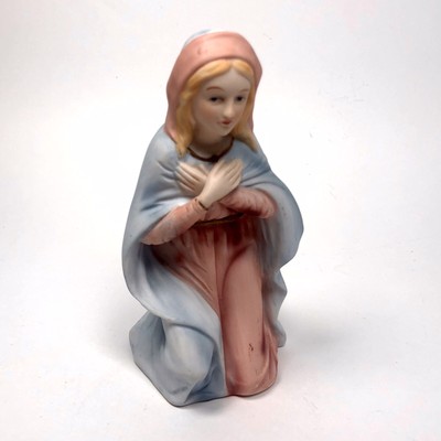 Homco Home Interior Nativity 5216 Replacement Mary Porcelain Figurine Euc Ebay