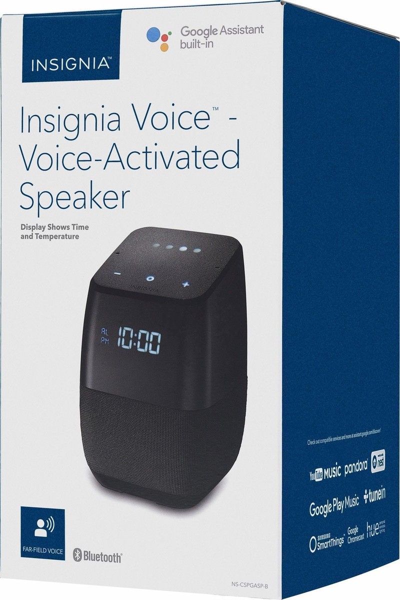 voice activated insignia clock with google assistant