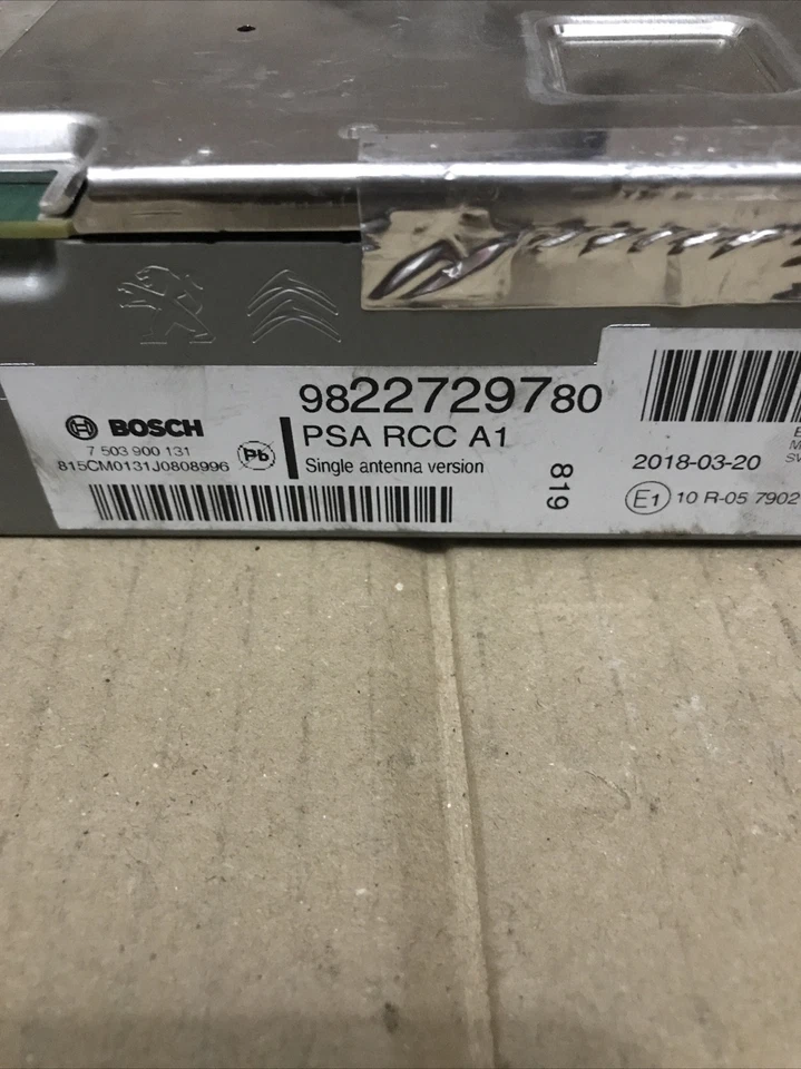 9822729780 MODULO AUTORADIO RCC PEUGEOT 208 308 2008 CITROEN C3 GARANZIA 1 ANNO - Immagine 2 di 4