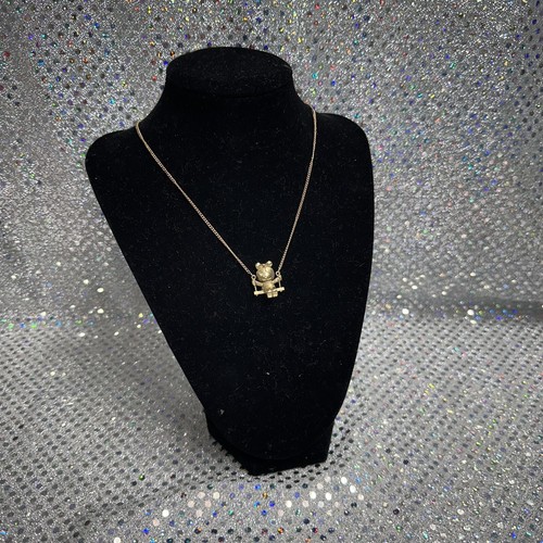 Rare Vintage Avon Swing Sweetly Necklace Gold Tone 15” - 1978 (KB/AM-10) - Picture 4 of 8