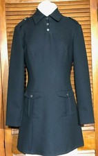 *Versace Jeans Couture~Tailored Black Coat~Jacket/Dress~Italy Size 28/42/USA M