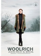 WOOLRICH LITERARY WALK ARMY GREEN KHAKI REAL FUR LINED ESKIMO PARKA COAT XS