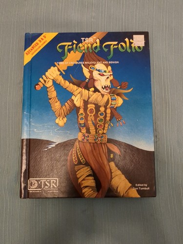 AD&D TSR Fiend Folio Tome Of Creatures Malevolent And Benign 1981