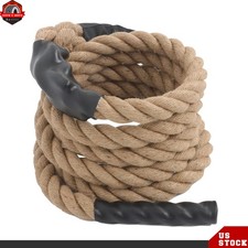 1.5" Battle Rope Gym Workout Strength Exercise Training Rope 15ft for Fitness
