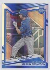 2022 Panini Elite Extra Edition Aspirations Blue /349 Sterlin Thompson #31 15t1
