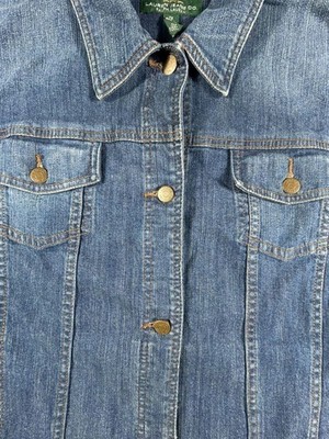 Lauren Jeans Co. Ralph Lauren Women's Plus Size 2X Classic Denim Trucker Jacket