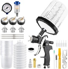 Lvlp Paint Spray Gun Kit 1.3 1.7 2.0mm For Car Repair Industrial Coating Work Lvlp Paint Spray Gun Kit 1.3 1.7 2.0mm For Car Repair Industrial Coating Work