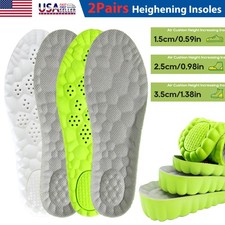 2Pairs Cloudy Heighening Insoles Breathable Memory Foam Work Sports Soft Insoles