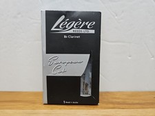 Legere Reeds Bb Clarinet European Cut Signature Reeds 2.5