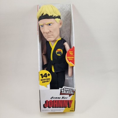 Shelf Talkers 12  Cobra Kai Johnny Lawrence Pull String Talking Doll (14 Quotes)
