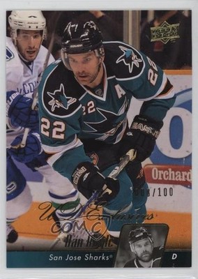 2010-11 Upper Deck UD Exclusives 8/100 Dan Boyle #35 0c6