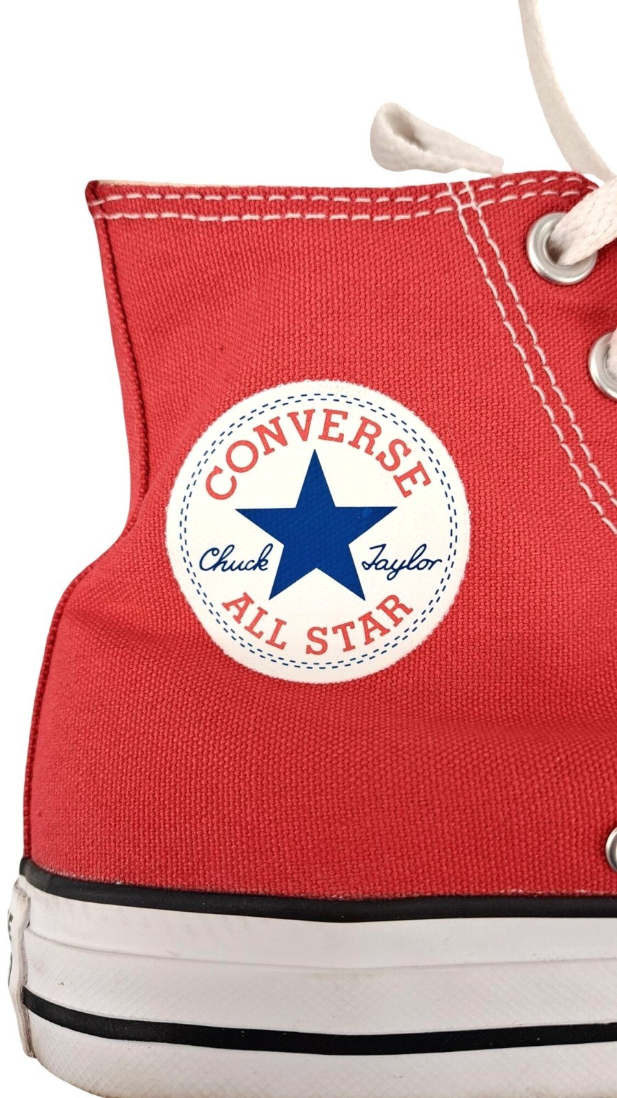 Converse Chuck Taylor All Star Red High-Top Sneakers Women Size 9 Men 7 Canvas thumbnail 6
