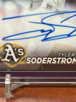 2024 Topps Chrome - Rookie Autographs Tyler Soderstrom #RA-TSO 