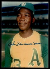 John Blue Moon Odom A's Baseball Signed 3.5x5 Brace Photo JSA Pre-Cert *X174