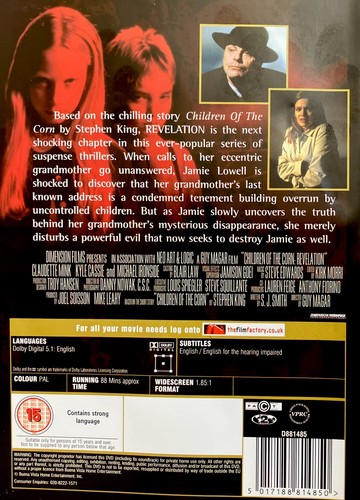 CHILDREN OF THE CORN REVELATION DVD PART 7 Stephen King Horror UK R2 - Picture 2 of 2