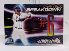 2019 Bowman Draft Chrome CJ Abrams Scouts Draft Pick Breakdown #BSB-CA