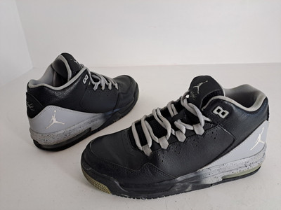 Nike Air Jordan Flight Origin 2 Größe UK 5,5 schwarz & grau in gutem Zustand