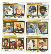 1979 Topps Football League Leaders   6 card subset