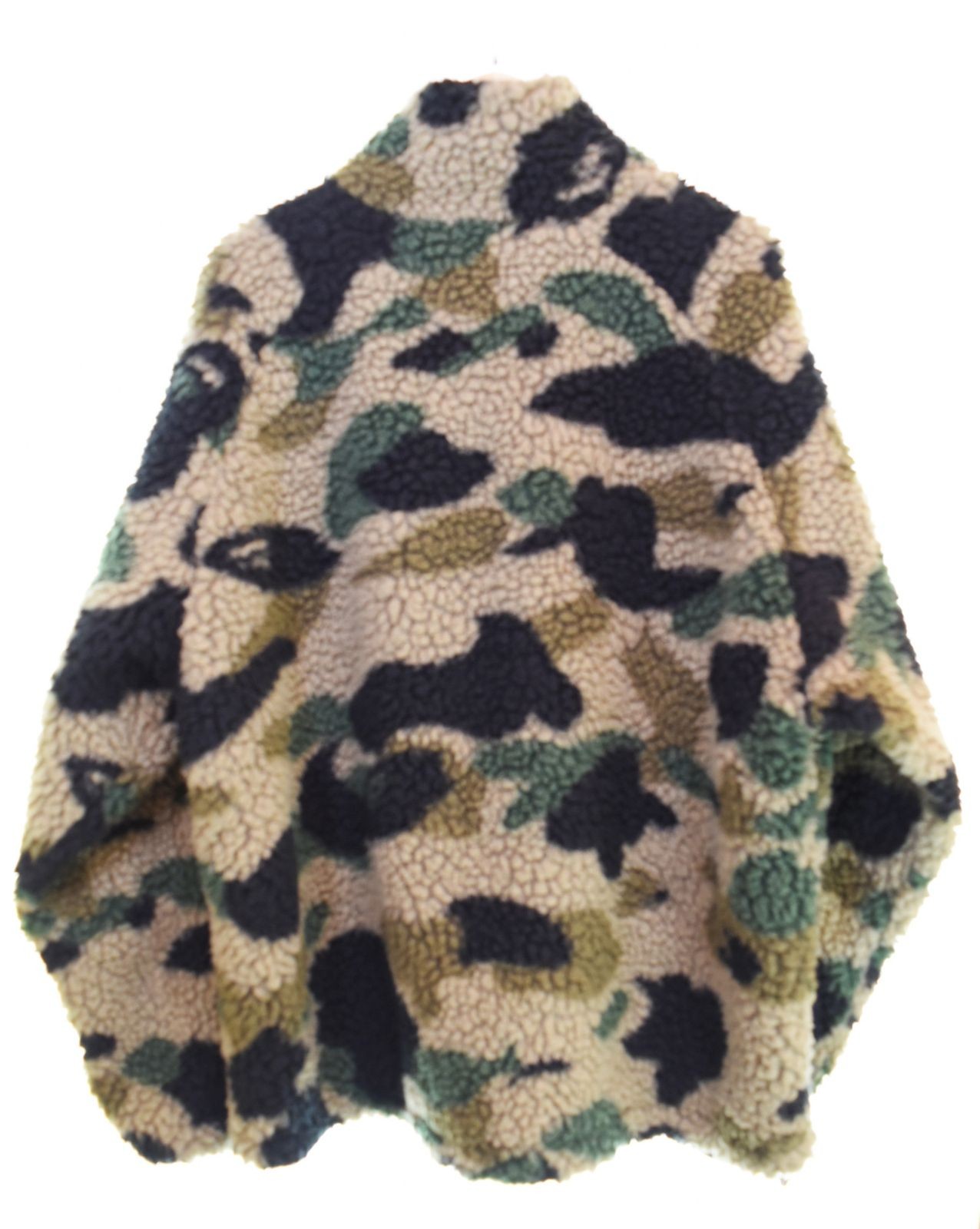 A Bathing Ape 1st Camo Fleece Jacket XL Multi Color Used Camouflage From Japan thumbnail 2
