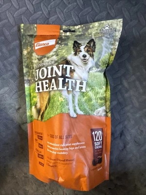 Elanco Synovi G4, 120 Soft Chews, Joint Health Supplement for Dogs Glucosamine