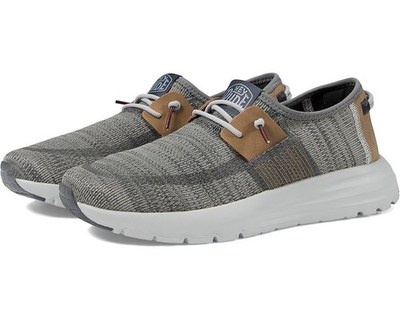 #ad #ad Hey Dude Sirocco Men#x27;s Shoes Grey Mix Medium SALE $27.65