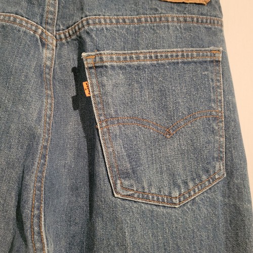 Jeans vintage Levi's 517 Orange Tab bootcut 20517 0217 made in USA, 36x30, anni 70 - Foto 9 di 19