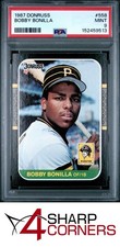 1987 DONRUSS #558 BOBBY BONILLA RC PIRATES PSA 9