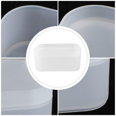 1pc Cosmetics Storage Box Desktop Kosmetikbehälter staubdes Box für Zuhause