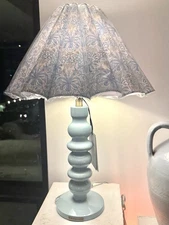 Morris & Co. 28” Woodland Weeds Table Lamp - Patterned Shade