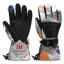 Ski Gloves, Warmest Waterproof and Breathable Snow Gloves for Cold Weather,