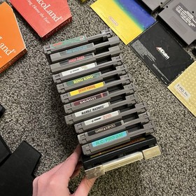 Lot of 27 NES Games 6 Manuals Rad Racer, TMNT 2, Gauntlet, Spot, Tetris & More!