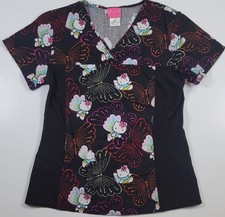 Hello Kitty Angel Scrub Size Small Vneck Short Sleeve
